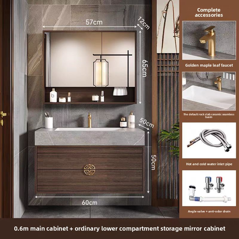 Cabinet60 dello specchio di stoccaggio inferiore ordinario