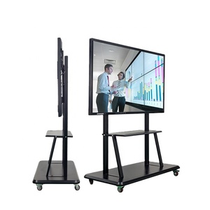 55インチ4kタッチスクリーンLEDモニタースマートインタラクティブボードオールインワンフラットパネルホワイトボード - Product Image 1