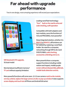 Programador JCID V1S Pro para <span class=keywords><strong>iPhone</strong></span> 8-15 Pro Max Nand, lectura, escritura, reparación y verificación de código