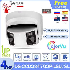 กล้อง IP เครือข่าย DS-2CD2347G2P-LSU/SL hik colorvu เลนส์คู่พาโนรามา180องศาดู24/7 4MP การถ่ายภาพที่มีสีสัน - Product Image 6