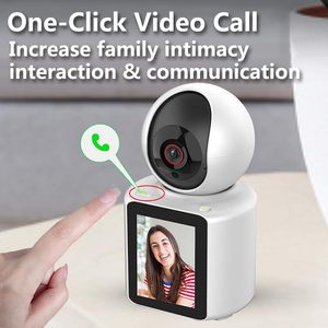 Cámara doméstica inteligente inalámbrica bidireccional videollamada pantalla LCD WiFi cámara de seguridad con seguimiento humano AI - Product Image 3