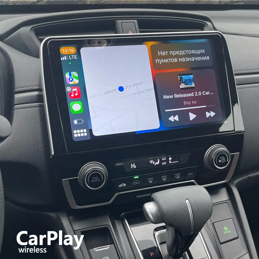 Android 13 layar besar AI suara Radio GPS mobil, untuk Honda CRV CR-V 2017 2019 Multimedia pemutar Video mobil Unit kepala Stereo 128GB