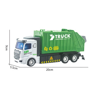 EPT Shantou Wholesaler 1/48 Diecast Material Toy Radio Control Dump Garbage <strong>Rc</strong> <strong>Model</strong> Garbage Can Toys Transporter Truck Toy