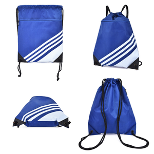 <strong>Low</strong> <strong>Moq</strong> Custom logo Waterproof Drawstring Backpack Polyester Sports Storage Drawstring <strong>Bag</strong> with Handle - Product Image 5