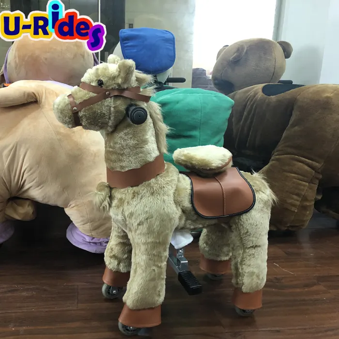 Cavalo de brinquedo para passeio, animal para criança