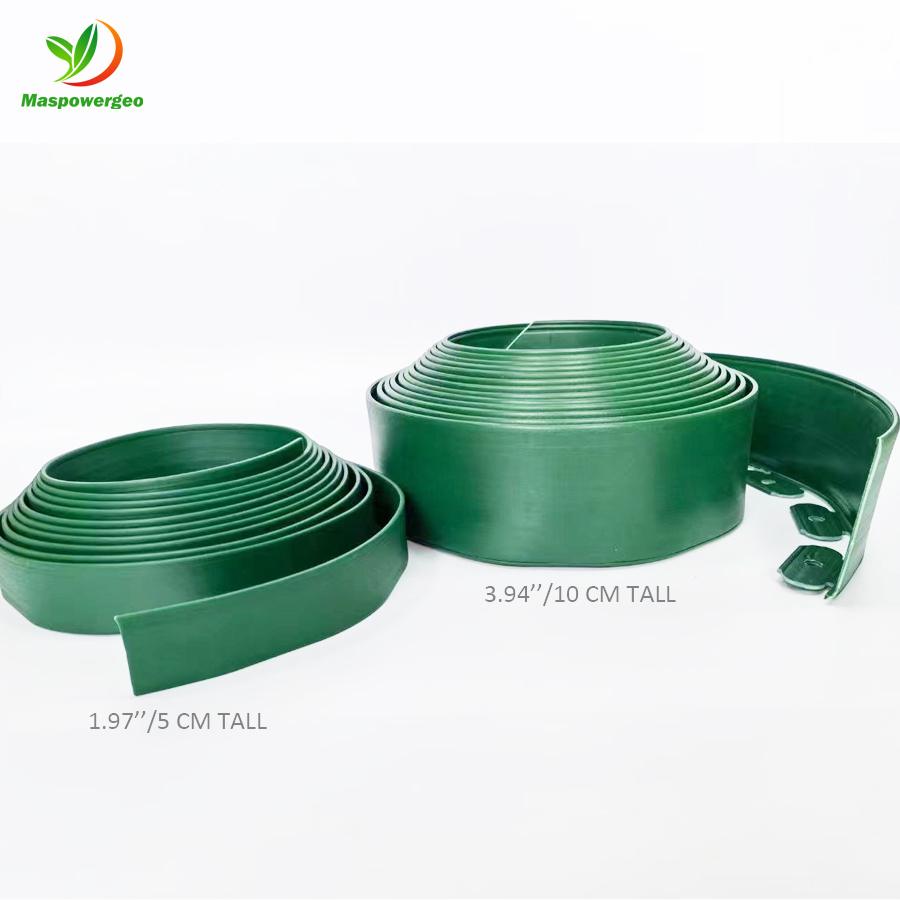 No-dig plastic edging