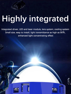 2024 yeni varış Ultra yüksek güç 120W Bi LED lazer projektör Lens far çift H4 H7 Hi/Lo işın 6000K renk sıcaklığı - Product Image 2