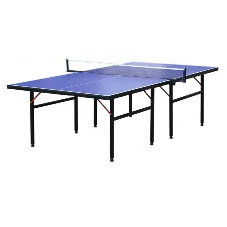 Mesa de ping pong plegable, mesa de ping pong de tamaño estándar de 12mm, buena estabilidad, barata, venta al por mayor
