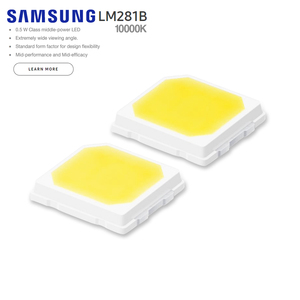 Samsung LM281B 10000K orta güç serisi 0.5W 3V Cri75 Smd Led çip beyaz Led ışık 75 4000 adet/makara; 16000 adet/makara - Product Image 2
