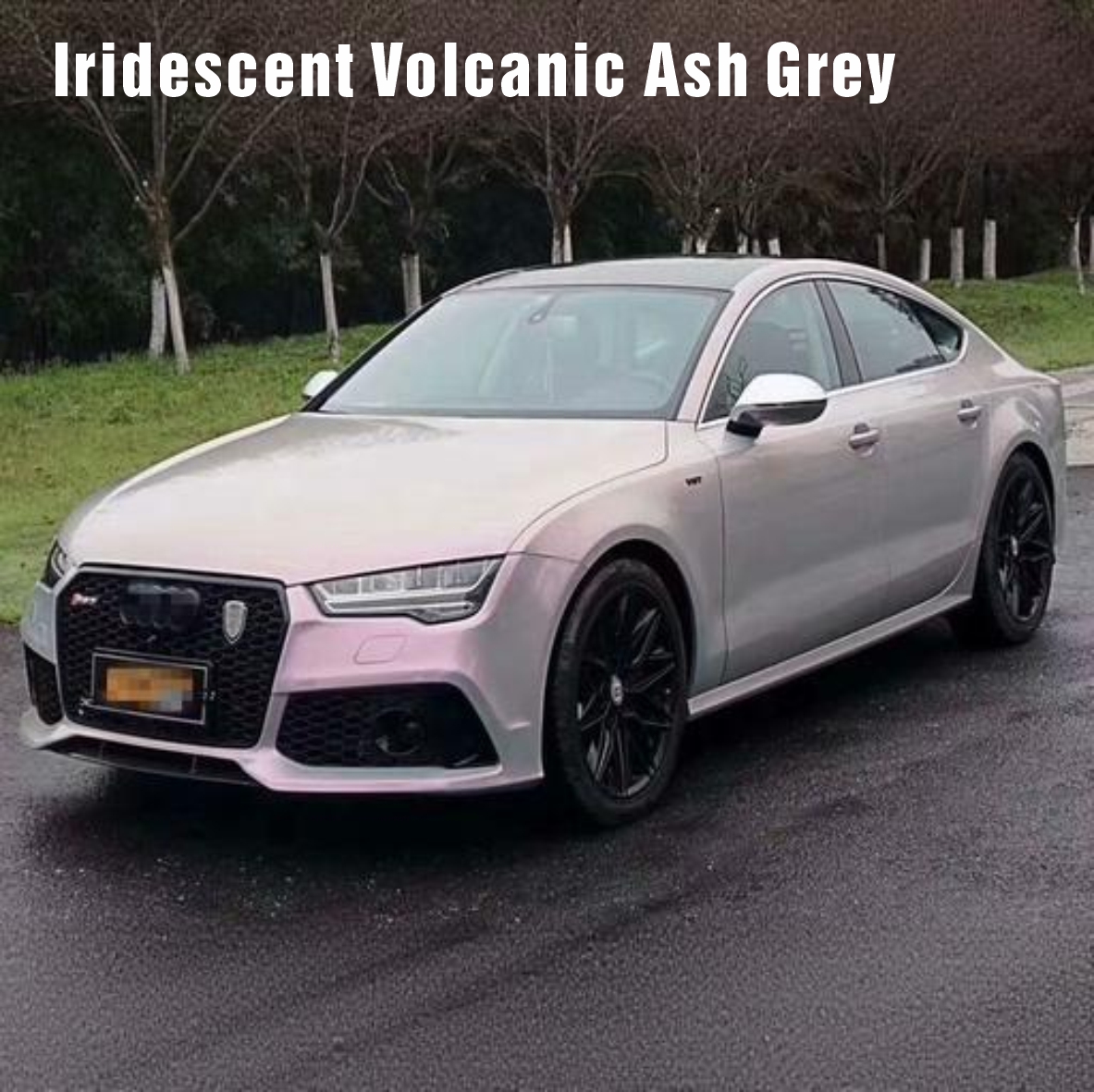 Gris cendré volcanique irisé