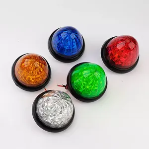 CHEDINA General Red Clear Classic Watermelon Surface Mount <strong>LED</strong> Turn Marker <strong>Light</strong> for Truck - Product Image 2