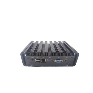 Core i3 i5 4200U 1LAN 1COM RS-232 8USB fansız Mini PC endüstriyel bilgisayar - Product Image 1