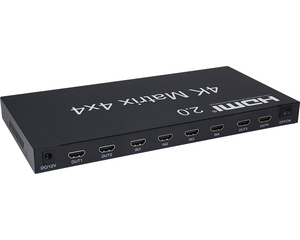 4k * 2k 2.0 v 4x4 HDMI-Matrix-Unterstützung 4k Bidirektion ale Ir-Steuerung HDMI-Videowand-Controller