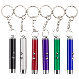 Mini USB Aufladen Laserlicht Zeiger 5 Muster LED Licht Taschenlampe Cat Laser Zeiger Spielzeug laser mit UV-Licht und Taschenlampe - Product Image 2