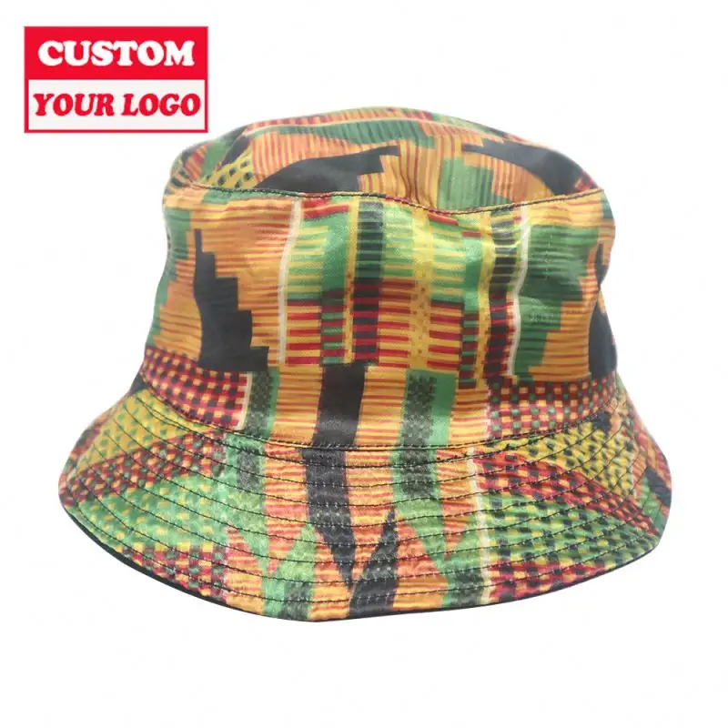 Bordado 3D plegable protección solar superior redondo pescador diseño al por mayor logotipo personalizado moda hombres ganchillo sombrero de cubo