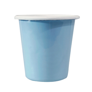 Daile Custom Small Enamel Camping Coffee <strong>Cups</strong> Enamel Oblique <strong>Cup</strong> Without Handle - Product Image 5