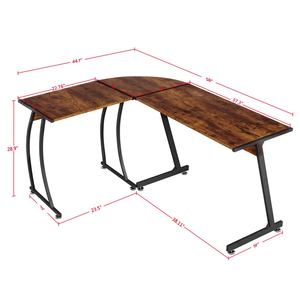 <strong>Simple</strong> Style Wooden MDF PANEL Corner Study Large Modern <strong>Computer</strong> <strong>Desk</strong> - Product Image 4