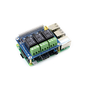 5V 3 Channel <strong>Relay</strong> Module Shield Expansion Board HAT Kit for RPi <strong>Raspberry</strong> <strong>Pi</strong> 4B 3B+ 3B 3 Accessories