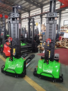 Hyder 1300kgs 1,6 M apilador de carga automática apilador de montacargas portátil suministro del fabricante para carga/descarga de contenedores