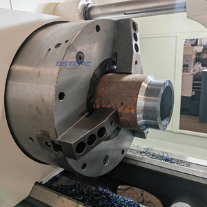 Heavy Duty QK1319 Grande Furado Tubo 200MM <span class=keywords><strong>CNC</strong></span> Tubo Rosqueamento Máquina <span class=keywords><strong>CNC</strong></span> Metal Torneamento Torno para Petróleo País Flat Bed <span class=keywords><strong>Lathe</strong></span>