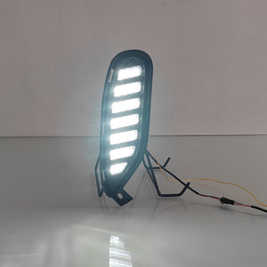 DRL araba <span class=keywords><strong>LED</strong></span> gündüz çalışan ışık ön sis lambası kapağı günışığı BYD şarkı artı 2019-2022 için