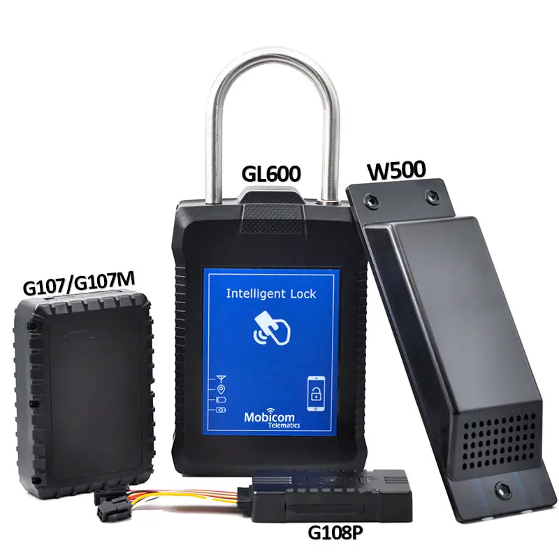Serrure électronique de 8 pouces, GL600 RFID, GPS, appareil électrique à verrouillage numérique de suivi GPS