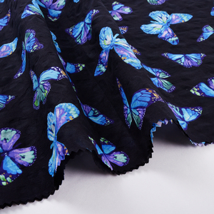 Tùy Chỉnh Thiết Kế Bướm 78gsm 100% Cotton Trọng Lượng Nhẹ Dệt Thoáng Khí In Kỹ Thuật Số Vải Cho Phụ Nữ Dresses & Túi Xách - Product Image 5