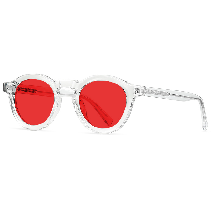 Transparent/red