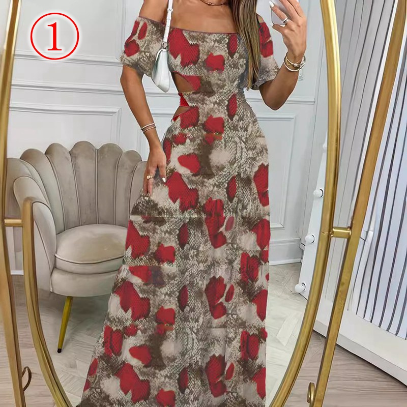 Red camel print