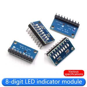 Modulo indicatore LED a 8 cifre 3.3V/5V 8 bit blu/rosso anodo comune/catodo - Product Image 5