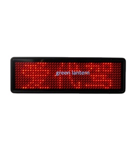 USB Charged <strong>Software</strong> <strong>Programmable</strong> Scrolling <strong>LED</strong> Name Tag Electronic Name Badge Business Card Screen Work Number Plate - Product Image 1