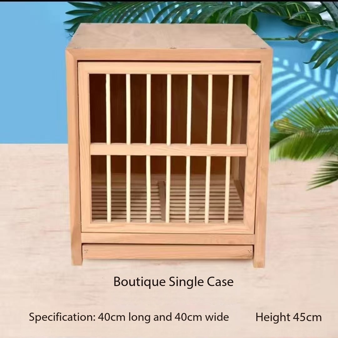Burlywood--SIngle Cage Tilt up door- 40*40*45cm