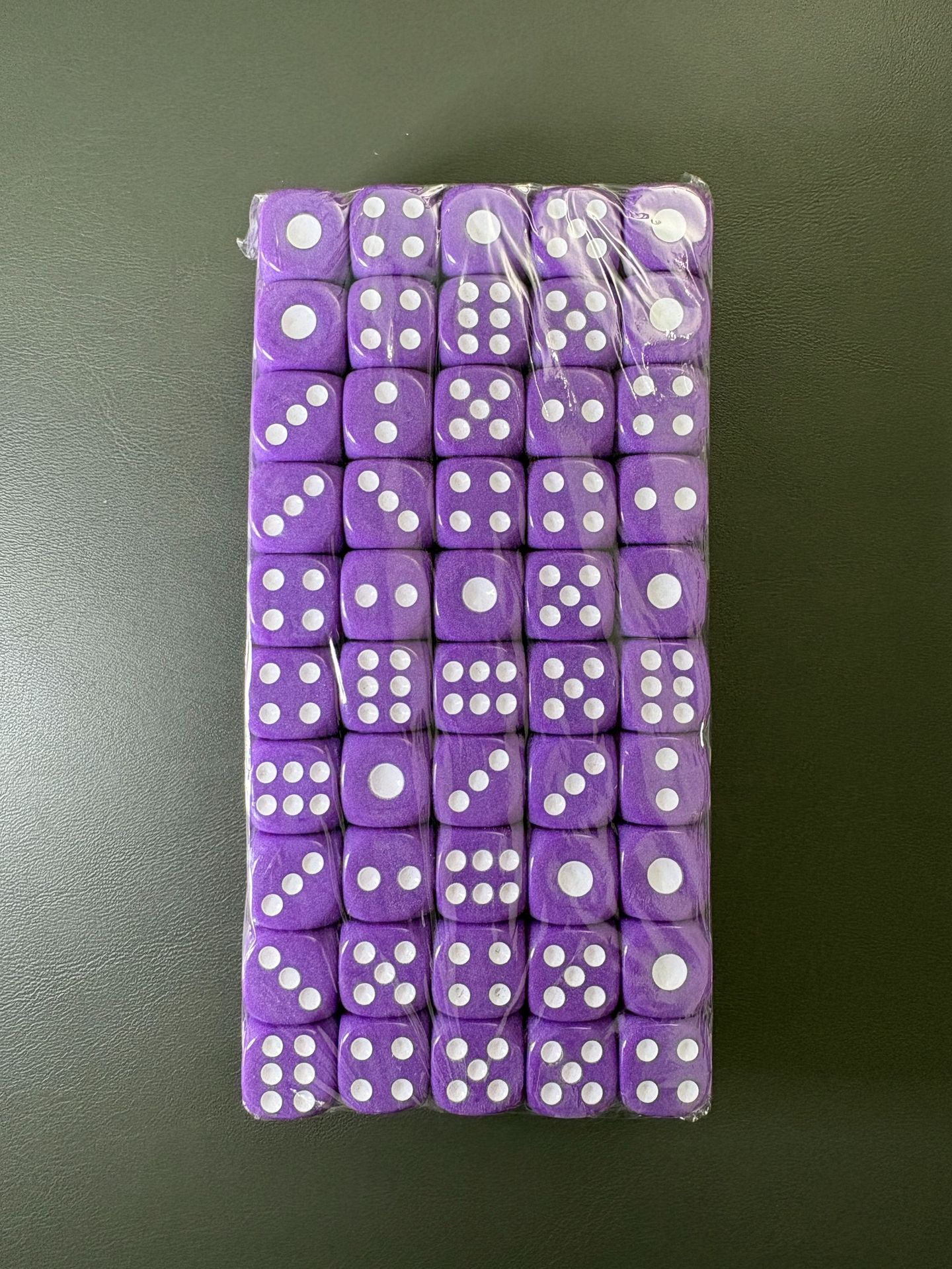 14mm purple large 1 dot dice