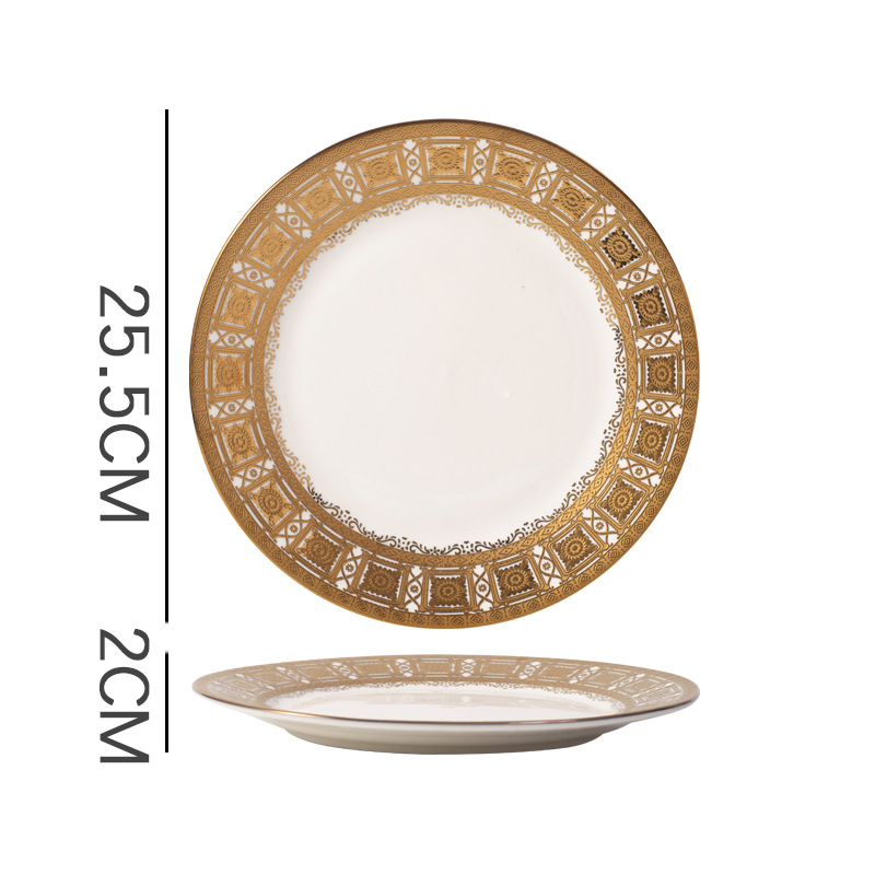 Polka dot gold 10inch