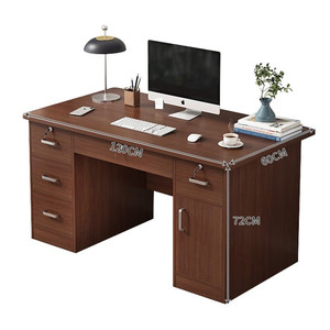 <strong>Simple</strong> Modern Single <strong>Desk</strong> with Drawer Home or Office <strong>Desk</strong> and Chair Set Desktop <strong>Computer</strong> <strong>Desk</strong> - Product Image 2