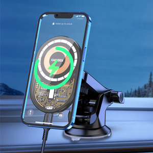 KAKUSIGA新車ワイヤレス充電伸縮ホルダー人気の高性能調整可能すべての電話用カーチャージャー
