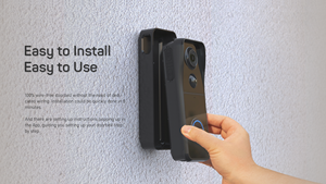 5MP Smart Home Security <strong>System</strong>, Doorbell and Chime Included,Two-<strong>Way</strong> Video, <strong>Intercom</strong> Video Call,Local Storage Video Doorbell - Product Image 4