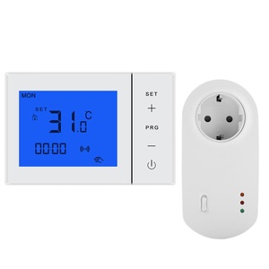 插入式信号接收器无线频率到射频加热恒温器室温遥控器 - Product Image 1