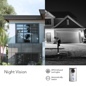 Cửa Cảm Biến Máy Ảnh Không Dây <span class=keywords><strong>Pinhole</strong></span> Video Chuông Cửa Liên Lạc Đặt Với CCTV Máy Ảnh - Product Image 5