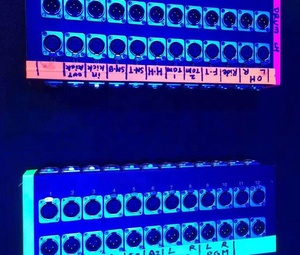 Màu huỳnh quang Băng Spike Stack Băng phát sáng trong bóng tối UV đen ánh sáng phản ứng Neon gaffer vải băng - Product Image 6