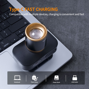 Fonjue <span class=keywords><strong>2025</strong></span> New <span class=keywords><strong>Head</strong></span> Torch ánh sáng có thể sạc lại ánh sáng ngoài trời với mở rộng và Zoomable Tính năng Led Đèn Pha - Product Image 3