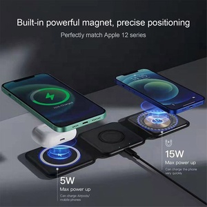 1 for 3 in1高速ワイヤレス充電器15w3in1ワイヤレス充電ステーションforPhone14/13/12 for AirPod 3/2 Pro2 for watch8 - Product Image 6