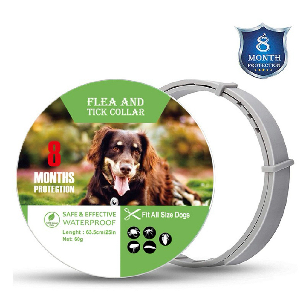 Flea and tick collar for dog62cm(Green)