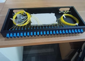 24 Port FTTH Rack-Mounted Optical ODF Fiber Optic Distribution Frame LC Connector <strong>Patch</strong> <strong>Panel</strong> CATV 3G 4G Wireless LAN <strong>Networks</strong>