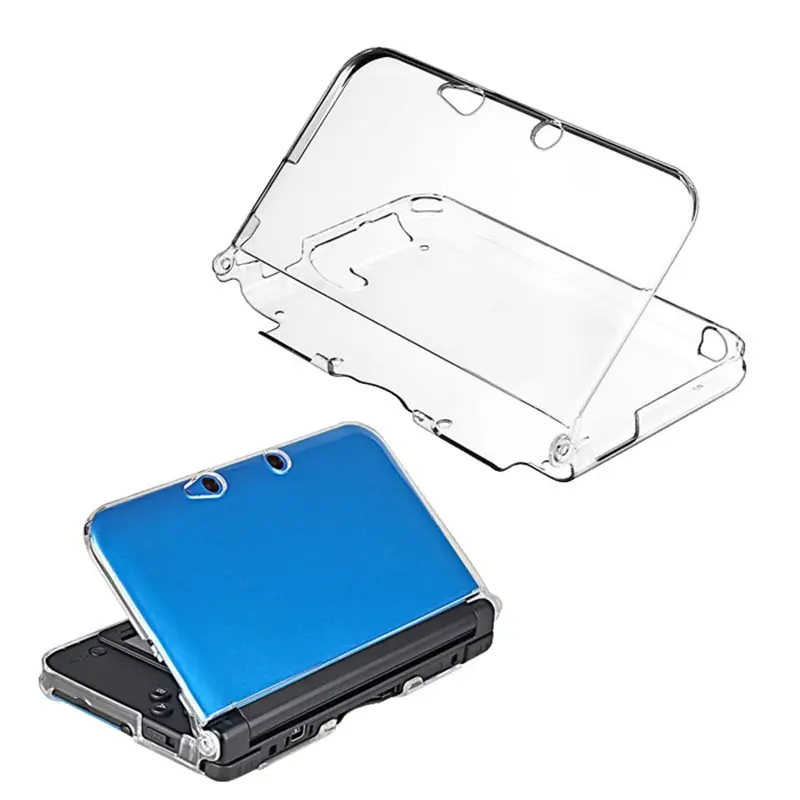 Coque de protection en cristal transparent anti-rayures pour Nintendo New 2015 New 3DS XL LL