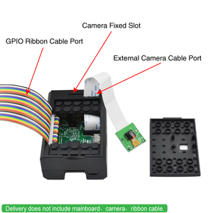 Custodia custodia nera Raspberry Pi 3 modello GPIO scatola porta necessaria per Pi 2 B modello B + - Product Image 3