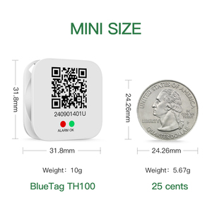 Enregistreur de données bleu sans fil imperméable de la température de la dent IP67 pour l'enregistreur de la température de transport - Product Image 2