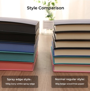 Cuaderno de cuero suave A5 Retro Yangba, Nota de reunión, cuaderno de Pu grueso Simple, LOGOTIPO personalizado para oficina de negocios - Product Image 6