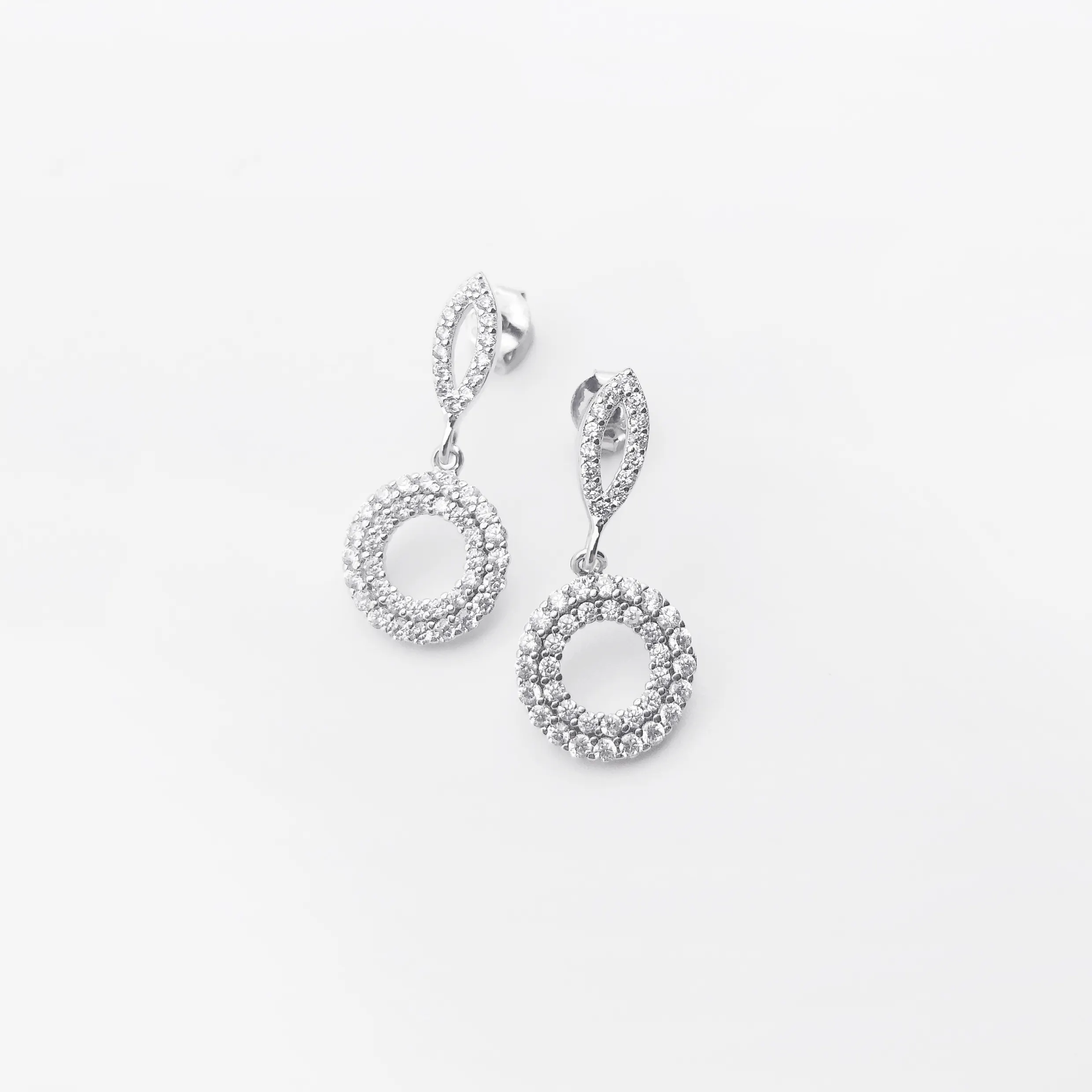 Mmetjm — boucles d'oreilles à fermoir rond en argent 925, bijoux de bonne qualité, en forme ronde, argent Sterling 925, vente en gros