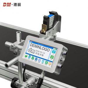 T110 catena di montaggio cercapersone data di imballaggio alimentare numero di lotto linea di codifica automatica stampante a getto d'inchiostro con impugnatura piccola - Product Image 2